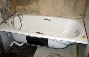 Установка стальной ванны в Кушве